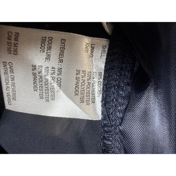 Calvin‎ Klein Men's Navy Blue Hooded Utility Jacket Size Large Cotton Blend - Picture 4 of 7